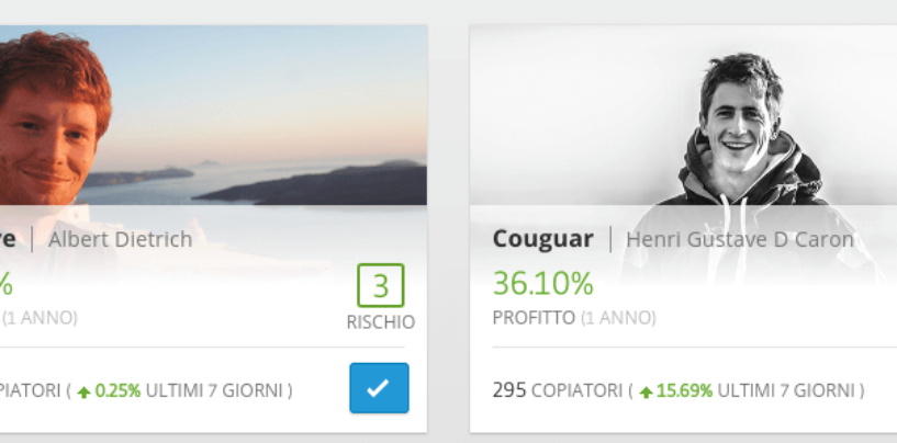 eToro risultati dei migliori trader